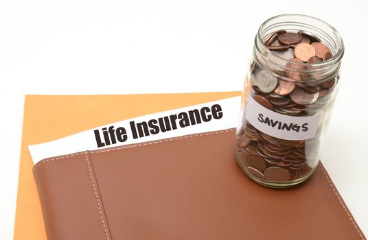 saving money on life insurance concept