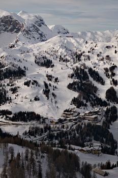 Snowy mountains