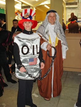 Halloween Party-goers at the 2009 West Hollywood Halloween Carnival, Various Locations, West Hollywood, CA. 10-31-09