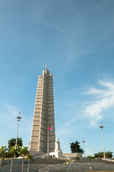 HAVANA, CUBA, 2013. memorial monument in the Revolution Square
