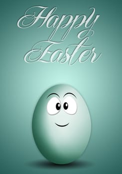 Funny egg for Easter