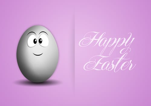Funny egg for Easter