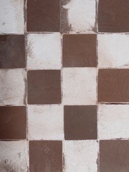 detail of a tiles floor