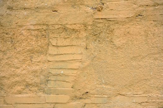 Texture of old bricks wall background