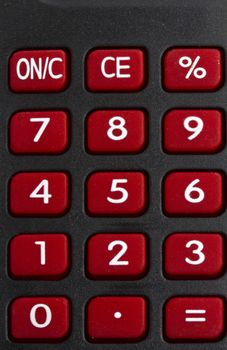 Background of red Calculator