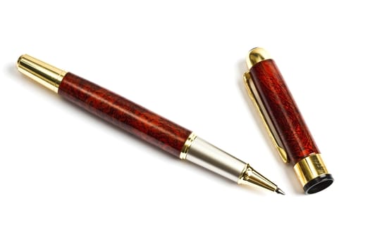 Ball Point Pen Isolated On White background 