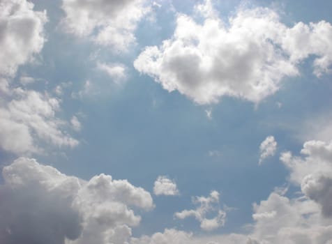 Clouds on Light Blue Sky