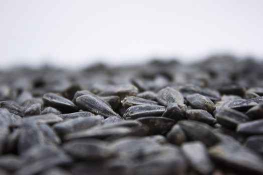 A texture with roasted sunflower seeds.