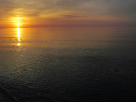 Sunset at Baltic Beach