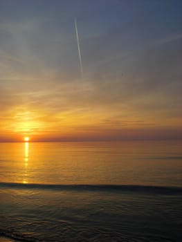 Sunset at Baltic Beach