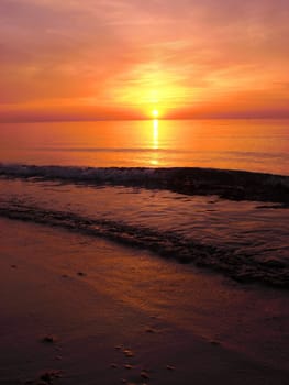 Sunset at Baltic Beach