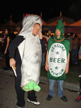 Halloween Party-goers at the 2009 West Hollywood Halloween Carnival, Various Locations, West Hollywood, CA. 10-31-09