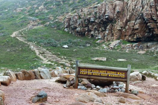 Panorama of the Cape of Good Hope South Africa 