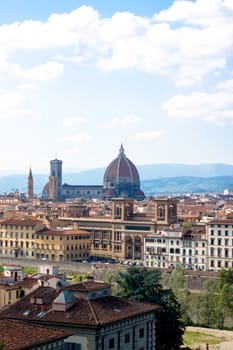A Florence view with the cathedral
