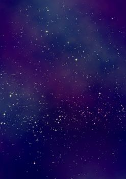 Small part of an infinite star field of space in the Universe. "Elements of this image furnished by NASA".