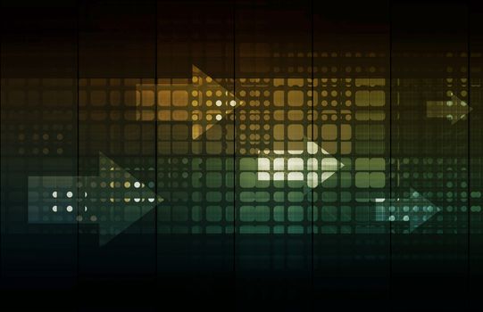 Horizontal Arrows and Teamwork in a Company