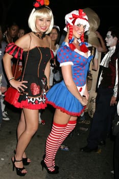 Halloween Party-goers at the 2009 West Hollywood Halloween Carnival, Various Locations, West Hollywood, CA. 10-31-09