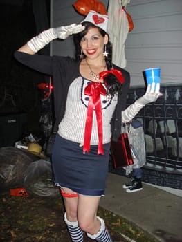 Halloween Party-goers at the 2009 West Hollywood Halloween Carnival, Various Locations, West Hollywood, CA. 10-31-09