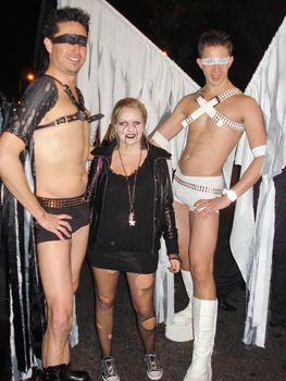 Halloween Party-goers at the 2009 West Hollywood Halloween Carnival, Various Locations, West Hollywood, CA. 10-31-09