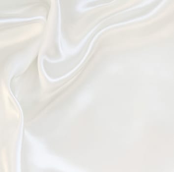 Smooth elegant white silk can use as wedding background 