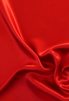 Smooth red silk can use as background 
