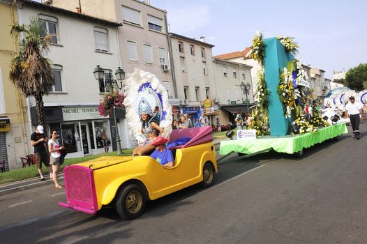 Carnival Ales on the occasion of the French National Day 14 July 2013, the parade