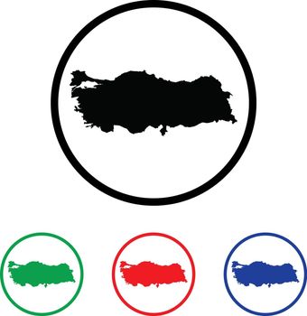 xxxxxxxxxx Icon Illustration with Four Color Variations