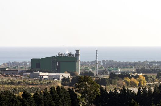 Gas fired power station in Simeri Crichi, Catanzaro, Italy
