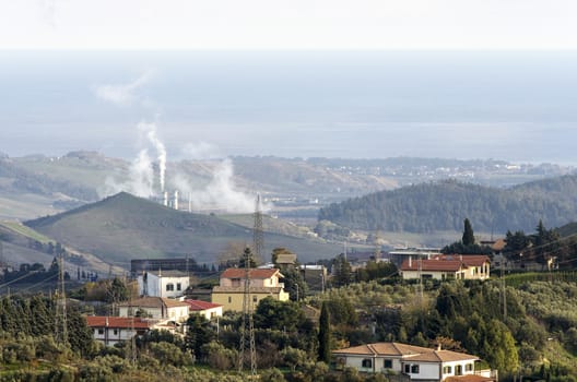 Power plant to natural gas in the evaporation phase