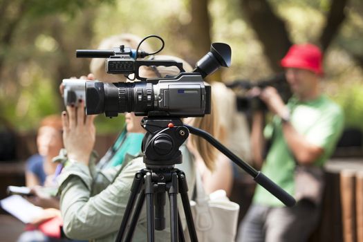 Covering an event with a video camera