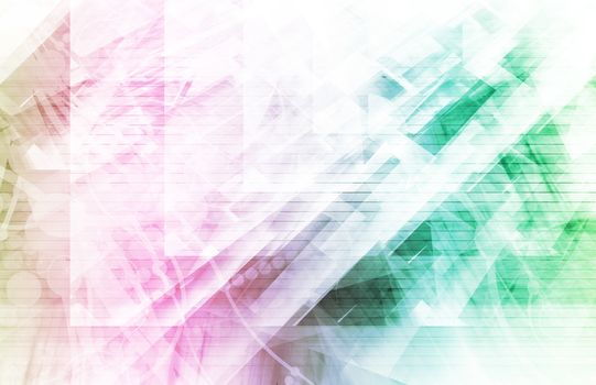 Futuristic Background Abstract Concept as a Art