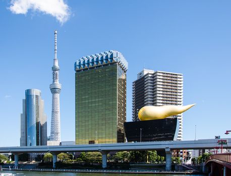 TOKYO,JAPAN-OCT 11 : Building Tokyo Sky Tree.on Oct 11,2013 in Tokyo, Japan.