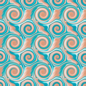 Twirls abstract. Seamless colorful abstract background pattern 