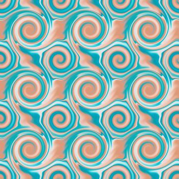 Twirls abstract. Seamless colorful abstract background pattern 
