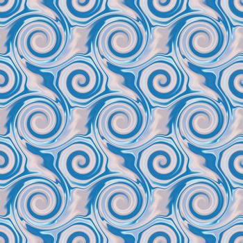Twirls abstract. Seamless colorful abstract background pattern 