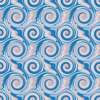 Twirls abstract. Seamless colorful abstract background pattern 