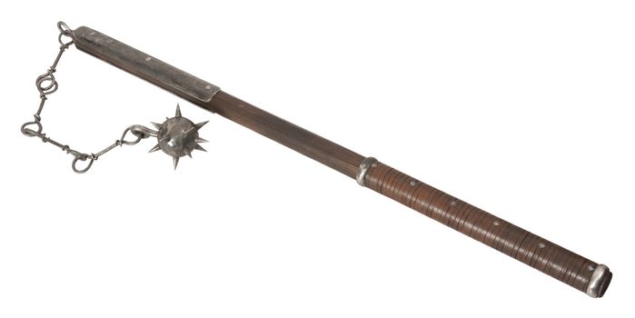 Medieval weapons for close combat. These weapons can pierce light armor knight