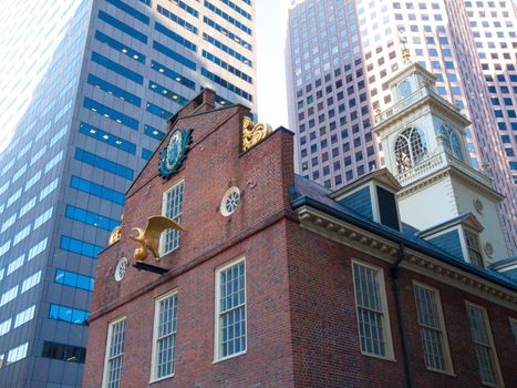 view of the Old City hall in Boston