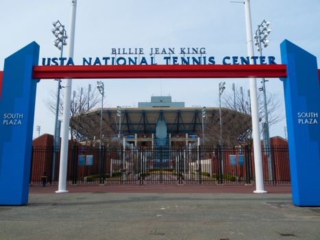 part of the famous tennis park in New York City