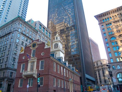 view of the Old City hall in Boston