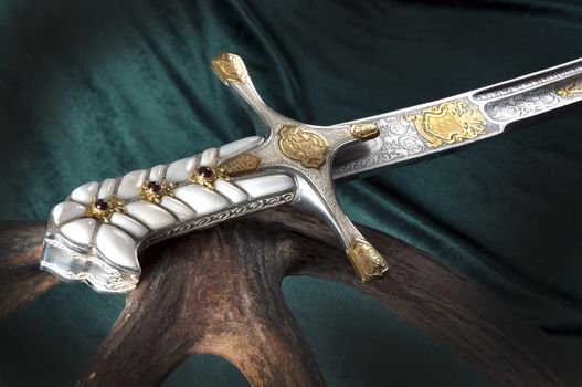 Ancient sabre. A smart variant of the fighting weapon