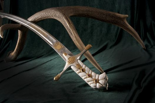 Ancient sabre. A smart variant of the fighting weapon