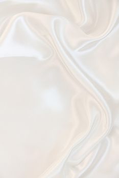 Smooth elegant white silk can use as wedding background 