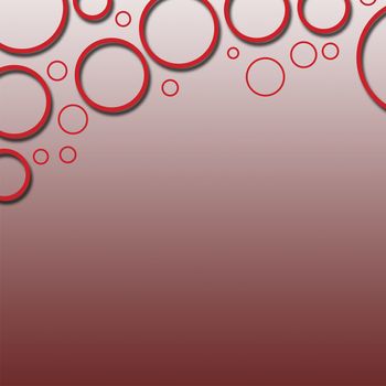 red circle three dee abstract background texture