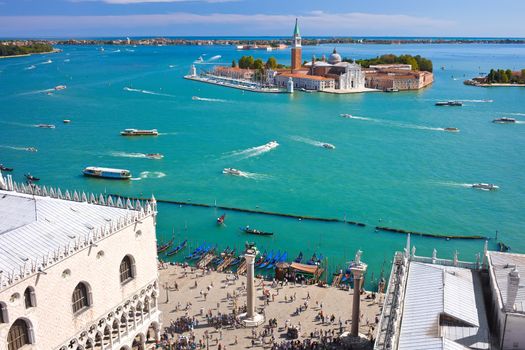 Famous San Giorgio Maggiore church in Venice, Italy