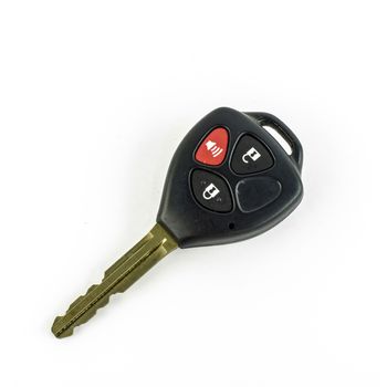 remote car key isolated on white background