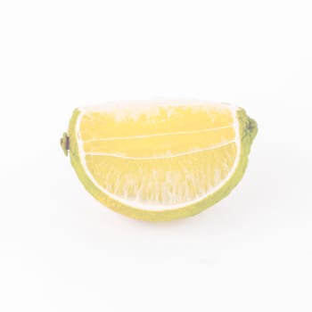 lime isolated on white background