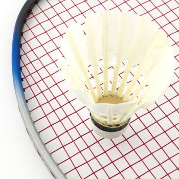 badminton isolated on white background