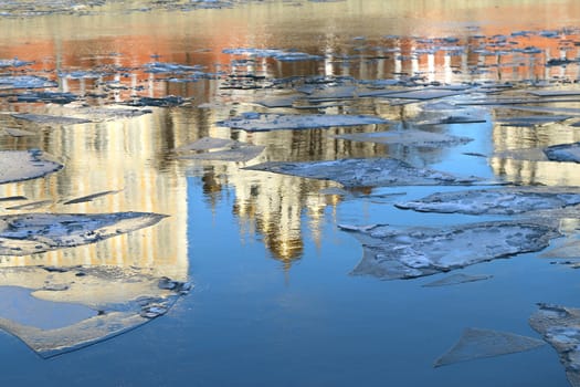 Reflection in the water