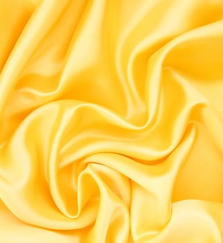 Smooth elegant golden silk can use as background 